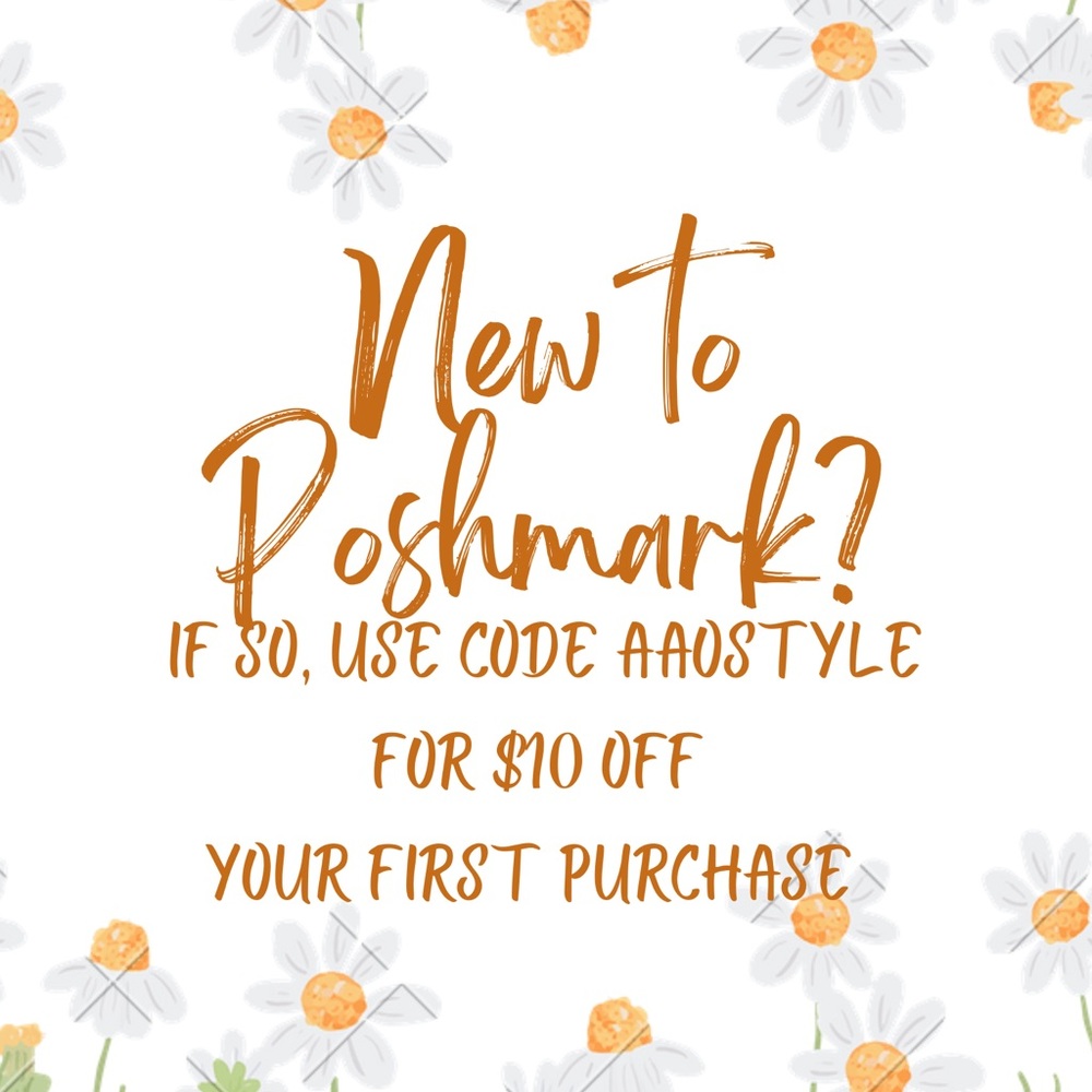 🎉New to Poshmark? If so, use code AAOSTYLE for $10 off your first purchase!🎉